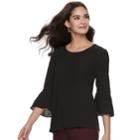 Women's Elle&trade; Bell-sleeve Top, Size: Medium, Oxford