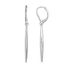 Simply Vera Vera Wang Bar Nickel Free Linear Earrings, Women's, Silver