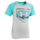 Boys 4-7 Under Armour Electric Fields Plate Raglan Graphic Tee, Size: 7, Oxford