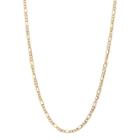 18k Gold Figaro Chain Necklace, Women's, Size: 20, Yellow