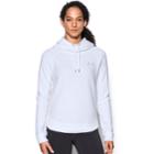 Women's Under Armour Favorite Fleece Novelty Left Chest Logo Hoodie, Size: Xs, White