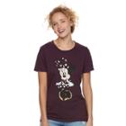 Disney's Minnie Mouse Juniors' High-low Graphic Tee, Teens, Size: Large, Purple Oth