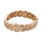 Napier Textured Marquise Stretch Bracelet, Women's, Gold