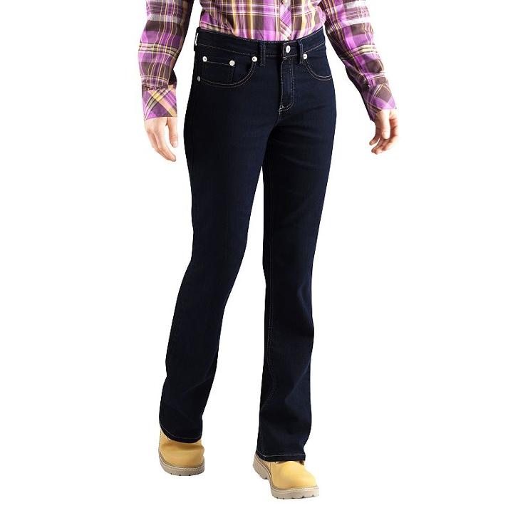 Plus Size Dickies Relaxed Fit Bootcut Jeans, Women's, Size: 18 W, Red