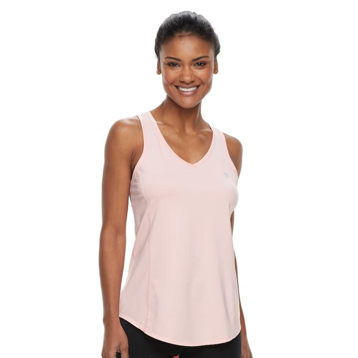 Women's Fila Sport&reg; Upf Racerback Workout Tank, Size: Small, Lt Orange