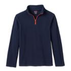Boys 8-20 French Toast Microfleece Quarter-zip Top, Boy's, Size: 10-12, Blue (navy)