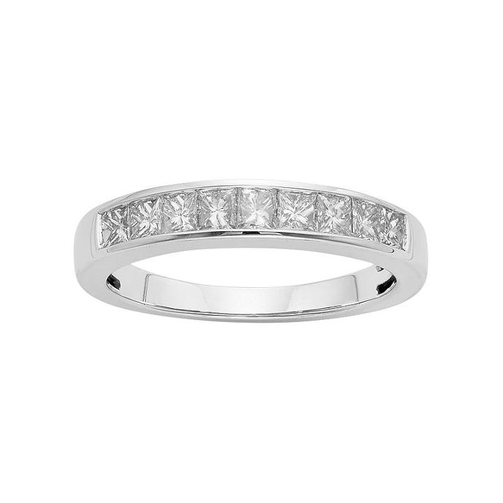 Igl Certified Diamond Wedding Ring In 14k Gold (3/4 Carat T.w.), Women's, Size: 7, White