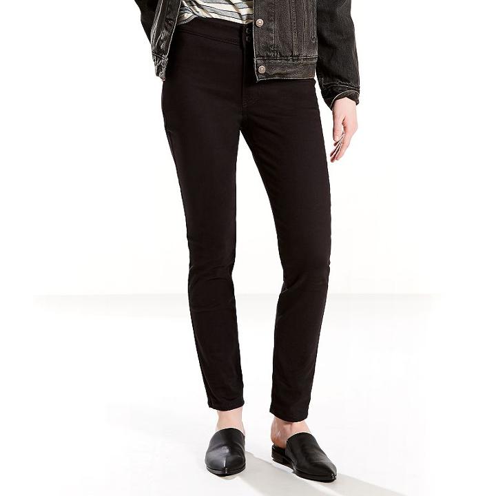 Women's Levi's&reg; On The Move Skinny Jeans, Size: 28(us 6)m, Black