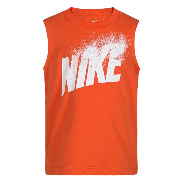 Boys 4-7 Nike Dissolve Graphic Tank Top, Size: 5, Brt Orange