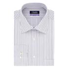 Men's Chaps Regular-fit No-iron Stretch Spread-collar Dress Shirt, Size: 17 36/37, Grey Other