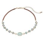 Iridescent Bead Choker Necklace, Women's, Lt Green