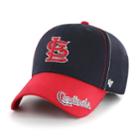 Boy's 8-20 '47 Brand St. Louis Cardinals Cross Stack Mvp Cap, Blue (navy)