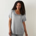Plus Size Sonoma Goods For Life&trade; The Everyday Tee, Women's, Size: 2xl, Med Grey