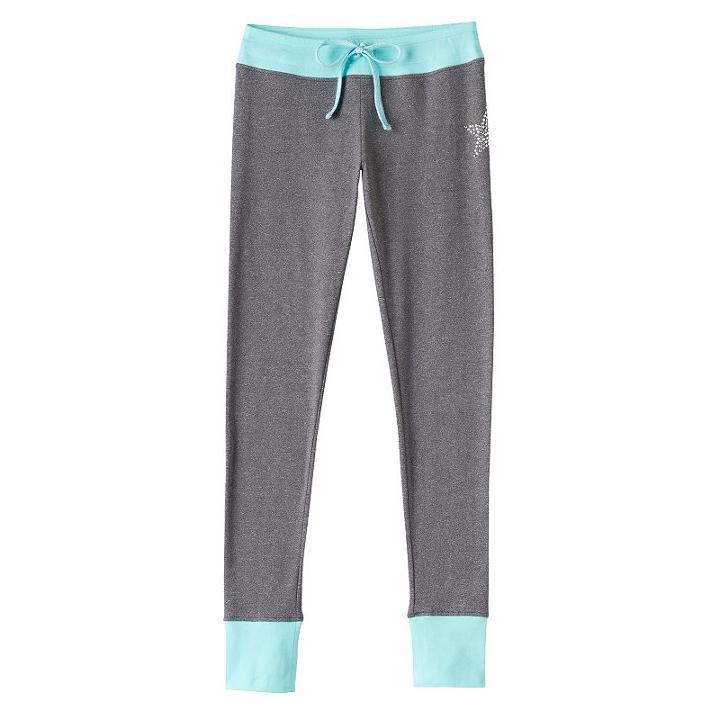 Girls 7-16 & Plus Size So&reg; Contrast Cuff Leggings, Girl's, Size: 12, Oxford