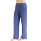 Women's Cuddl Duds Softwear Relaxed Lounge Pants, Size: Small, Blue (navy)