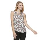Juniors' Candie's&reg; Scoopneck Cutout Top, Girl's, Size: Xl, White Oth