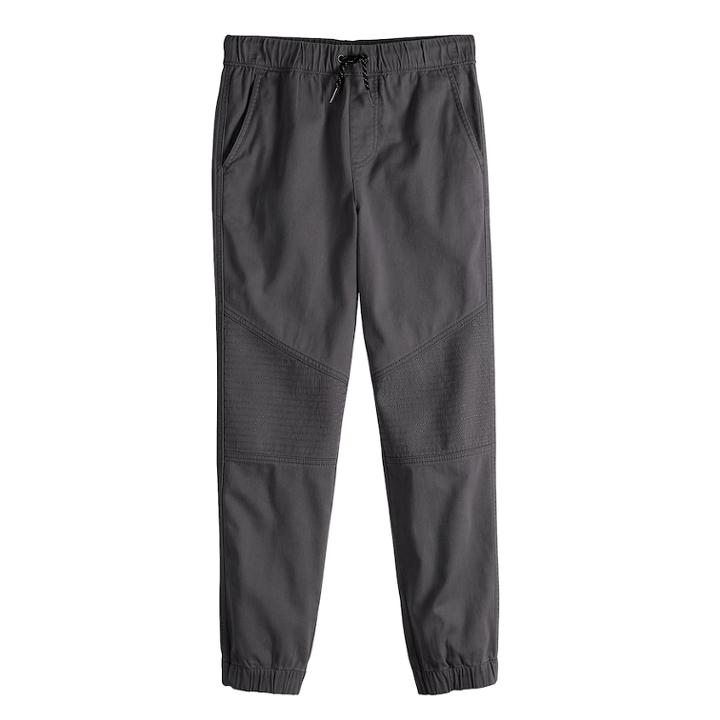 Boys 8-20 Urban Pipeline Moto Jogger Pants, Size: Xl(18/20), Grey