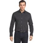 Big & Tall Van Heusen Traveler Stretch Classic-fit No-iron Button-down Shirt, Men's, Size: L Tall, Black