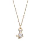 Lc Lauren Conrad Cat Pendant Necklace, Women's, Gold