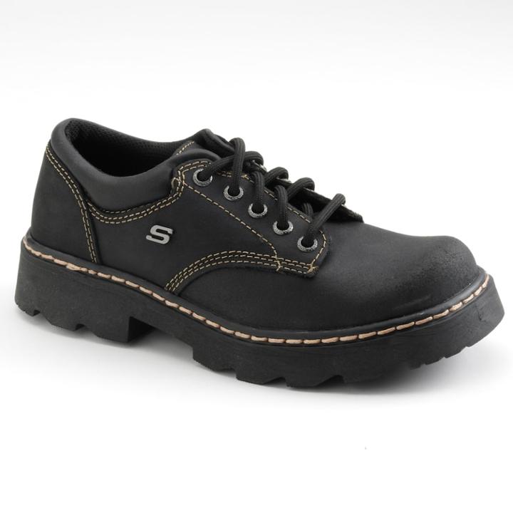 Skechers Parties Mate Oxford Shoes - Women, Size: 8, Black