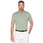 Men's Grand Slam Cool Pass Jacquard Golf Polo, Size: Medium, Med Green
