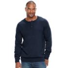 Big & Tall Sonoma Goods For Life&trade; Classic-fit Coolmax Henley, Men's, Size: 3xb, Dark Blue