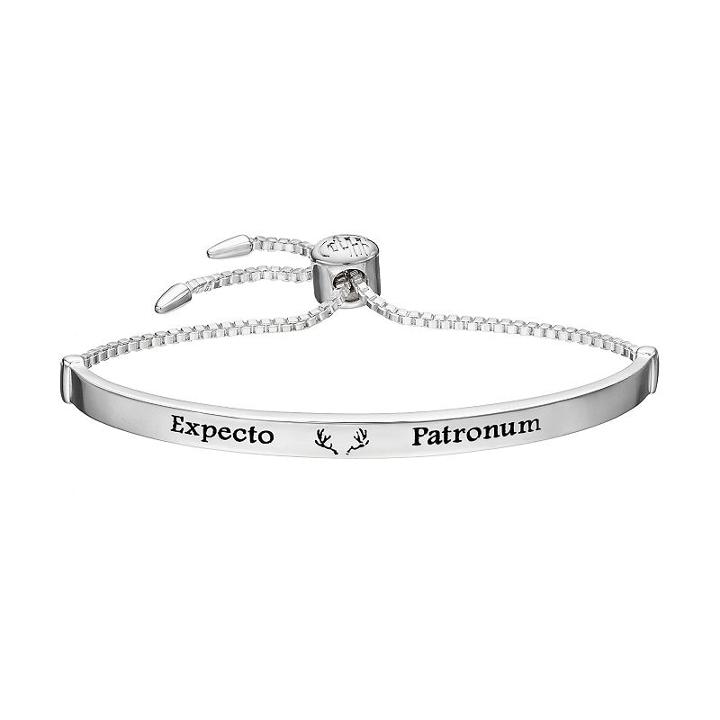 Harry Potter Silver Plated Expecto Patronum Lariat Bracelet