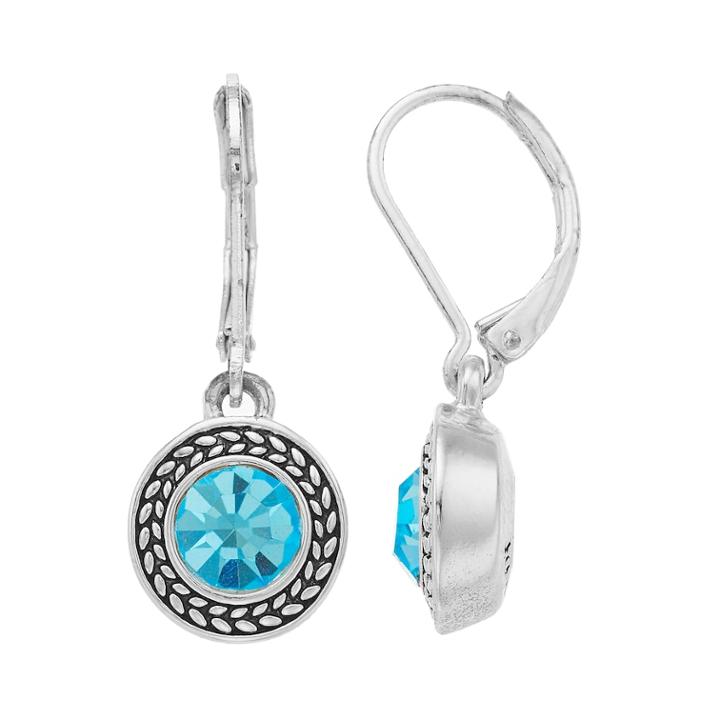 Napier Drop Earrings, Women's, Blue