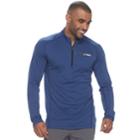 Men's Adidas Outdoor Terrex Tracerocker Climalite Quarter-zip Pullover, Size: Small, Med Blue
