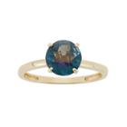 Mystic Topaz 10k Gold Ring, Women's, Size: 7, Blue