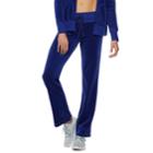 Women's Tek Gear&reg; Velour Mid-rise Sweatpants, Size: Medium, Dark Blue