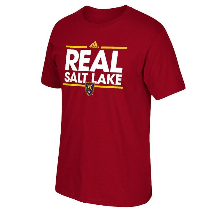 Men's Adidas Real Salt Lake The Go-to Tee, Size: Xl, Red