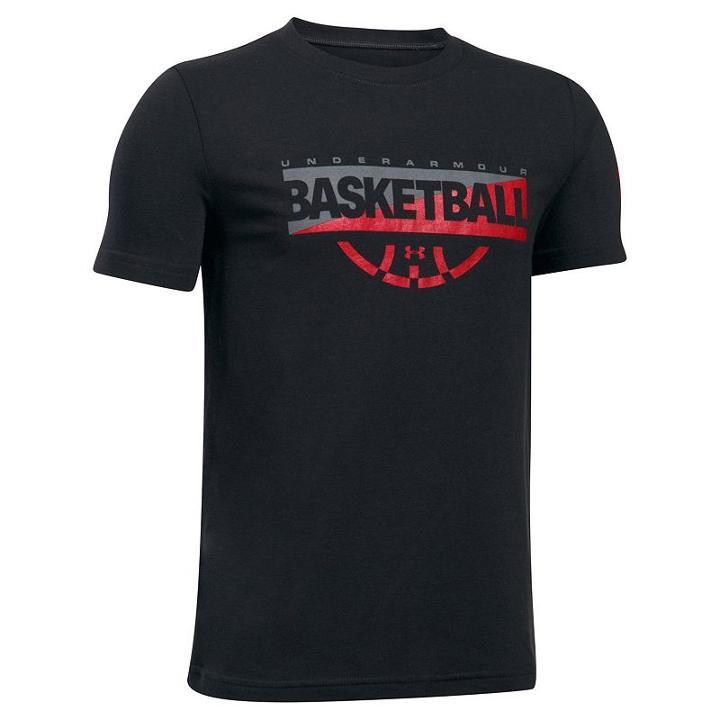 Boys 8-20 Under Armour Baseline Basketball Tee, Size: Xl, Black