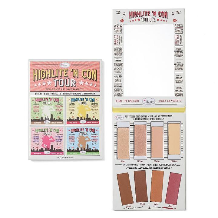 Thebalm Highlite 'n Con Tour Highlight & Contour Palette, Multicolor