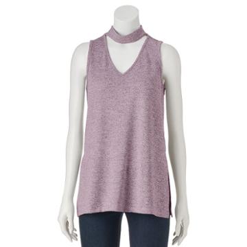 Juniors' Cloudchaser Choker Tank, Teens, Size: Large, Purple Oth