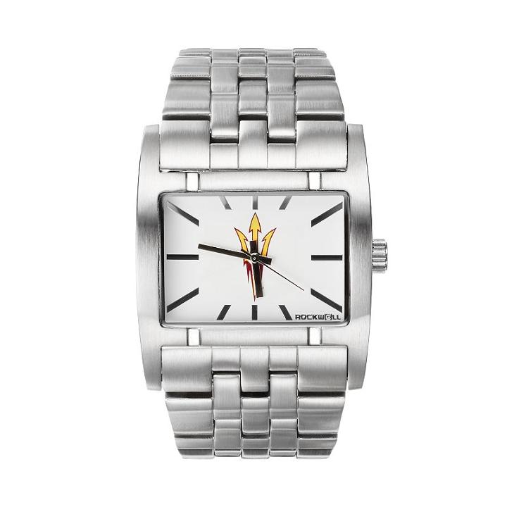 Rockwell Arizona State Sun Devils Apostle Stainless Steel Watch - Men, Silver