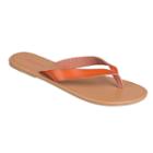 Sonoma Goods For Life&trade; Women's Flip-flops, Size: Large, Red/coppr (rust/coppr)