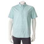 Men's Ocean Current Orbic Button-down Shirt, Size: Large, Green Oth