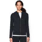 Women's Under Armour French Terry Full-zip Hoodie, Size: Large, Black