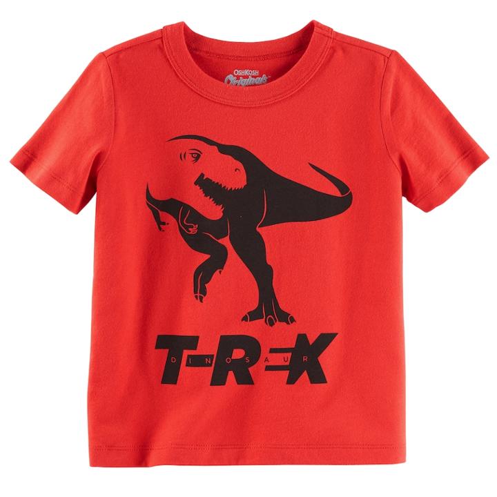 Boys 4-8 Oshkosh B'gosh&reg; T-rex Dinosaur Graphic Tee, Size: 4/5, Red
