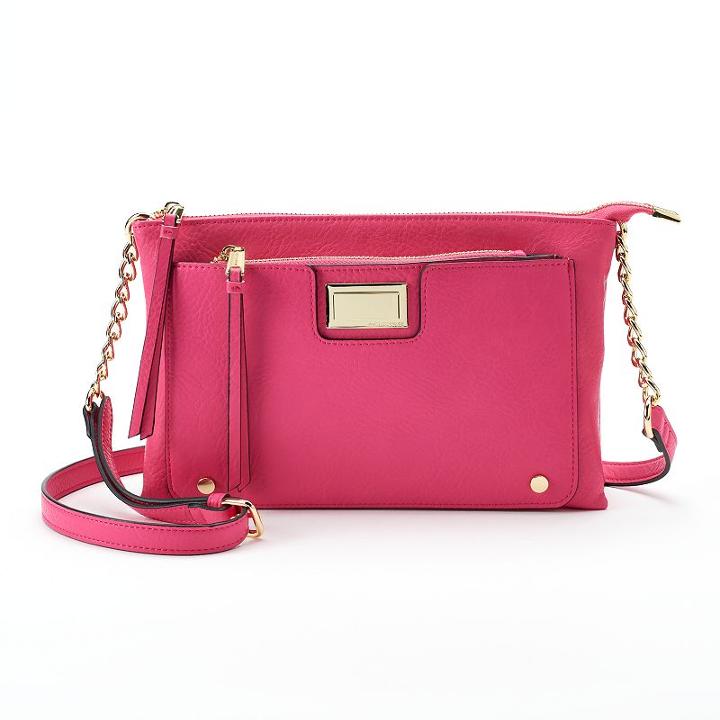 Juicy Couture 2-in-1 Crossbody Bag, Women's, Light Pink