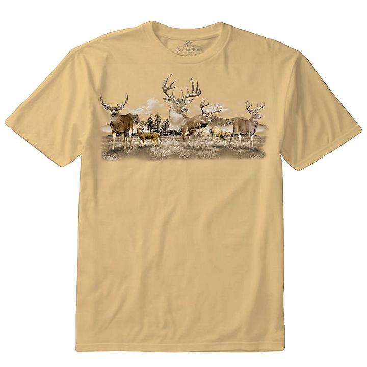 Big & Tall Newport Blue Deer Tee, Men's, Size: 3xb, Lt Yellow