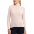 Women's Chaps Turtleneck Sweater, Size: Medium, Pink