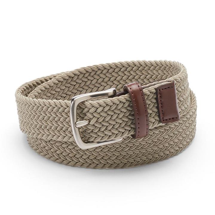 Boys Chaps Braided Elastic Belt, Boy's, Size: Xl, Multicolor