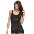 Women's Sonoma Goods For Life&trade; Essential Ribbed Tank, Size: Xs, Black