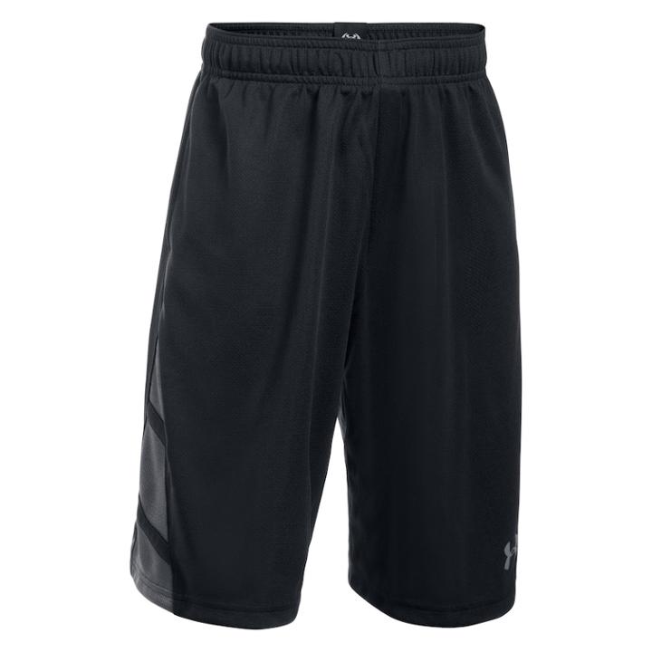 Boys 8-20 Under Armour Triple Double Shorts, Size: Xl, Black