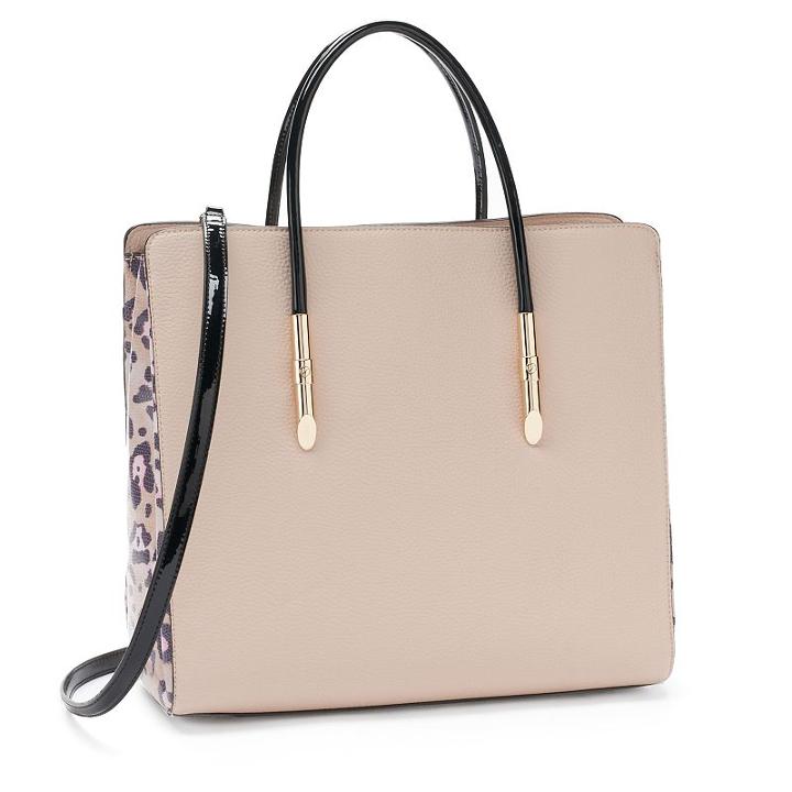 Jennifer Lopez Christie Tote, Women's, Sandstone Leopard