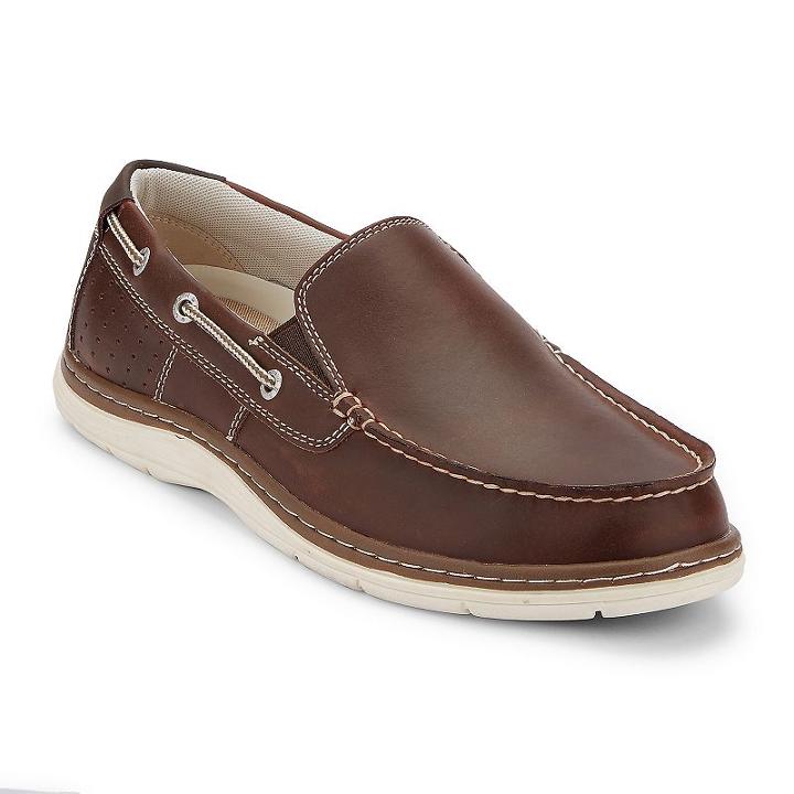 Dockers Oakdale Men's Boat Shoes, Size: Medium (11), Red/coppr (rust/coppr)