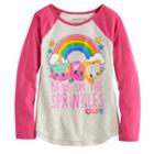 Girls 4-10 Jumping Beans&reg; Shopkins Bring On The Sprinkles Tee, Size: 8, Beige Oth