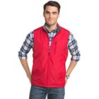 Men's Izod Regular-fit Reversible Vest, Size: Medium, Brt Red